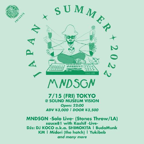 MNDSGN Japan Tour