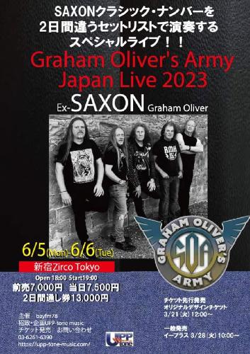 Graham Oliver’s Army SAXONクラシック･ナンバー ベスト･ヒット･ライブ!