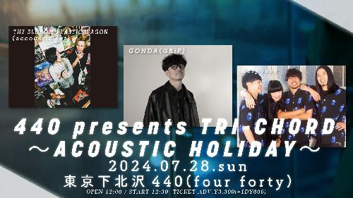 440 presents TRI-CHORD ACOUSTIC HOLIDAY