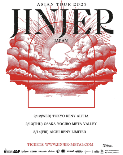 JINJER JAPAN TOUR 2025 Aichi show