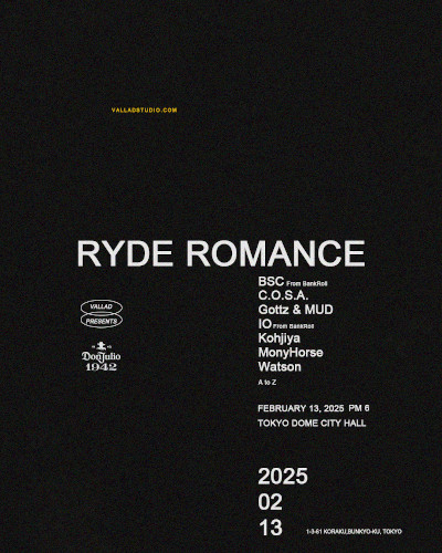 VALLAD PRESENTS RYDE ROMANCE