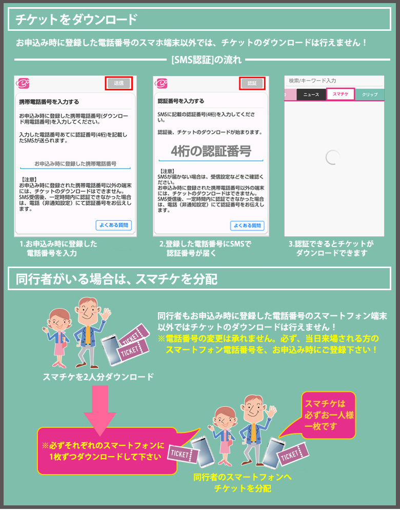 スマチケのダウンロード方法