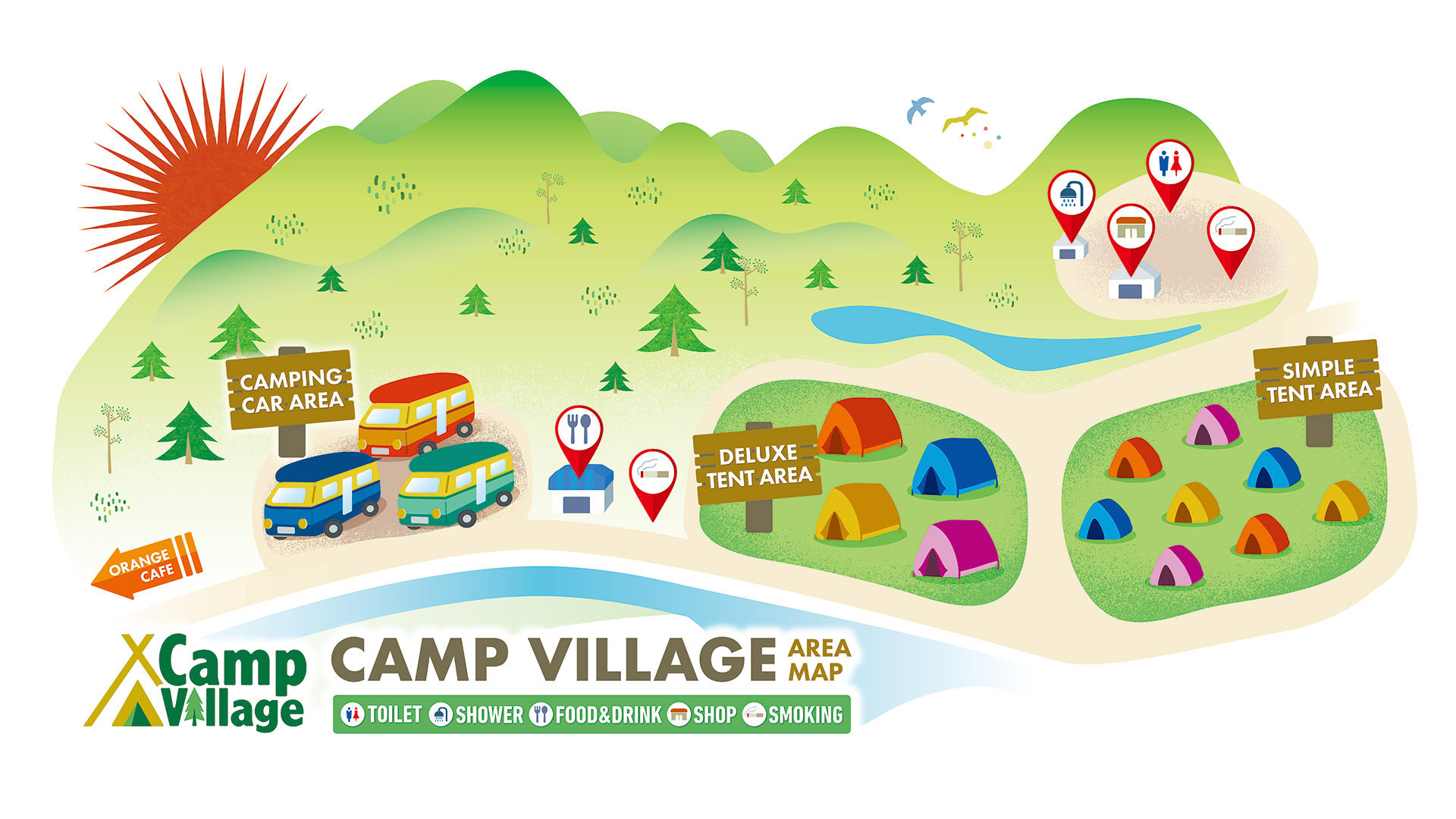 CAMP Village AREA MAP